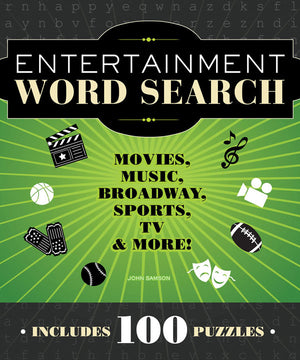 Entertainment Word Search book cover image