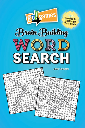 go!games Brain Building Word Search book cover image