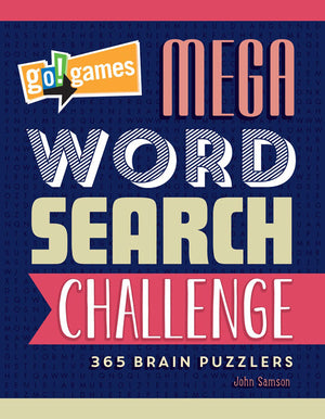 go!games Mega Word Search Challenge book cover image
